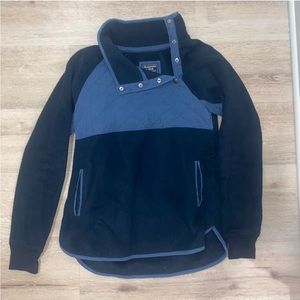 Abercrombie Assymetrical Snap Up Fleece